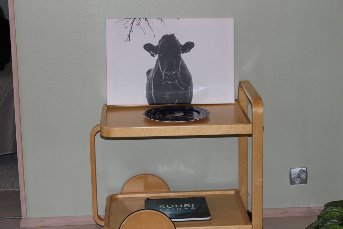 Eine Kuh, hat Ruh. Leinwand