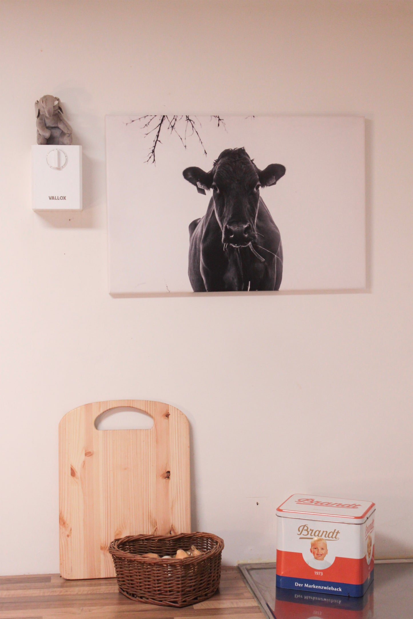 Eine Kuh, hat Ruh. Leinwand